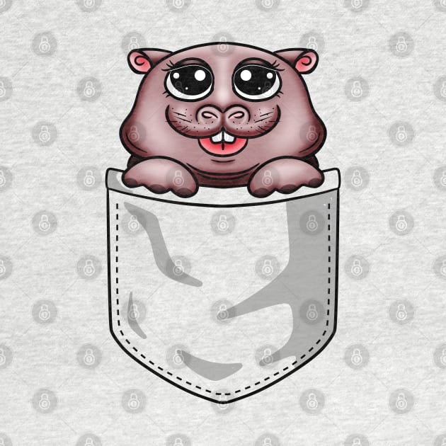pocket cute hippo by Blanco-Nuclear (stickers pack and animal pockets)